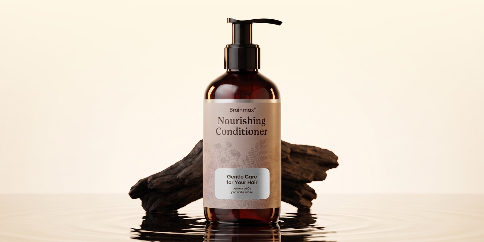 Brainmax Nourishing Conditioner – obnovující kondicionér na dřevě ve vodě