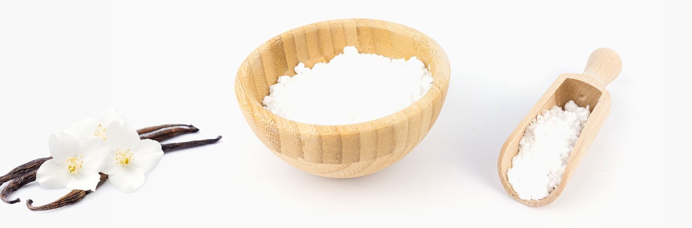 Vanilkový erythritol a vanilkové lusky