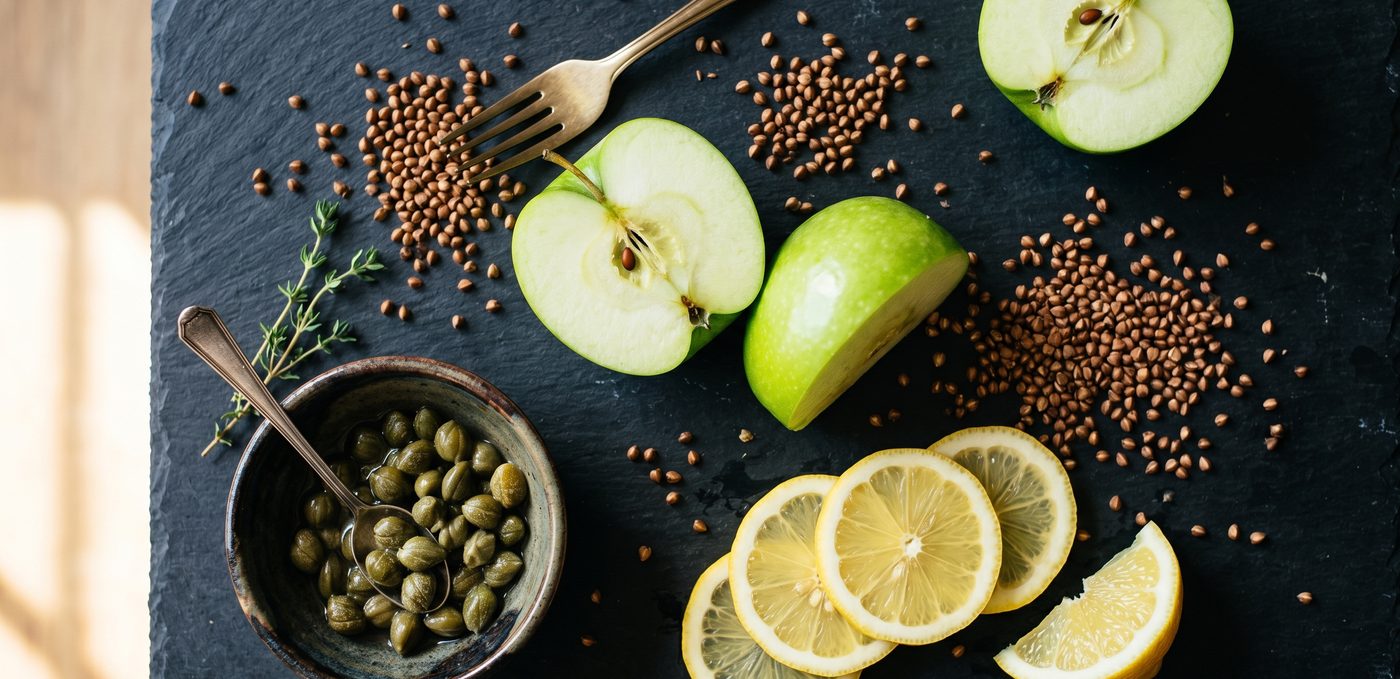 Jablka, pohanka a citrusy jako přirozené zdroje rutinu