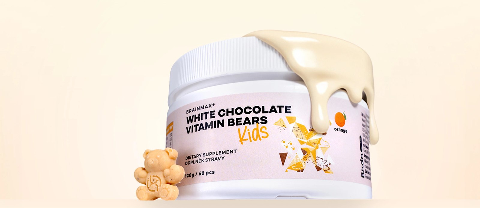 BrainMax KIDS White Chocolate Vitamin Bears