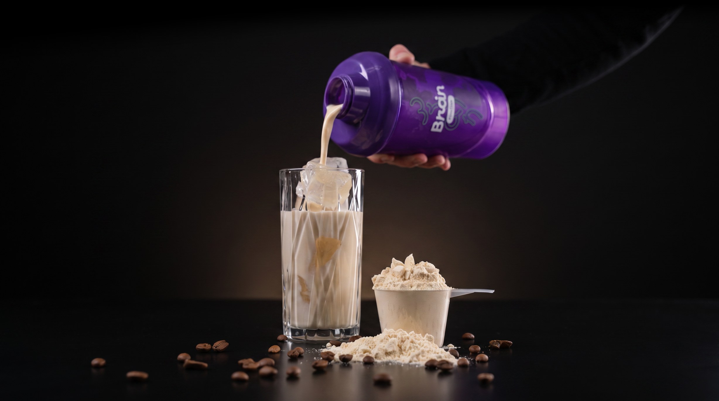 BrainMax Whey Grass-Fed Protein - příprava nápoje