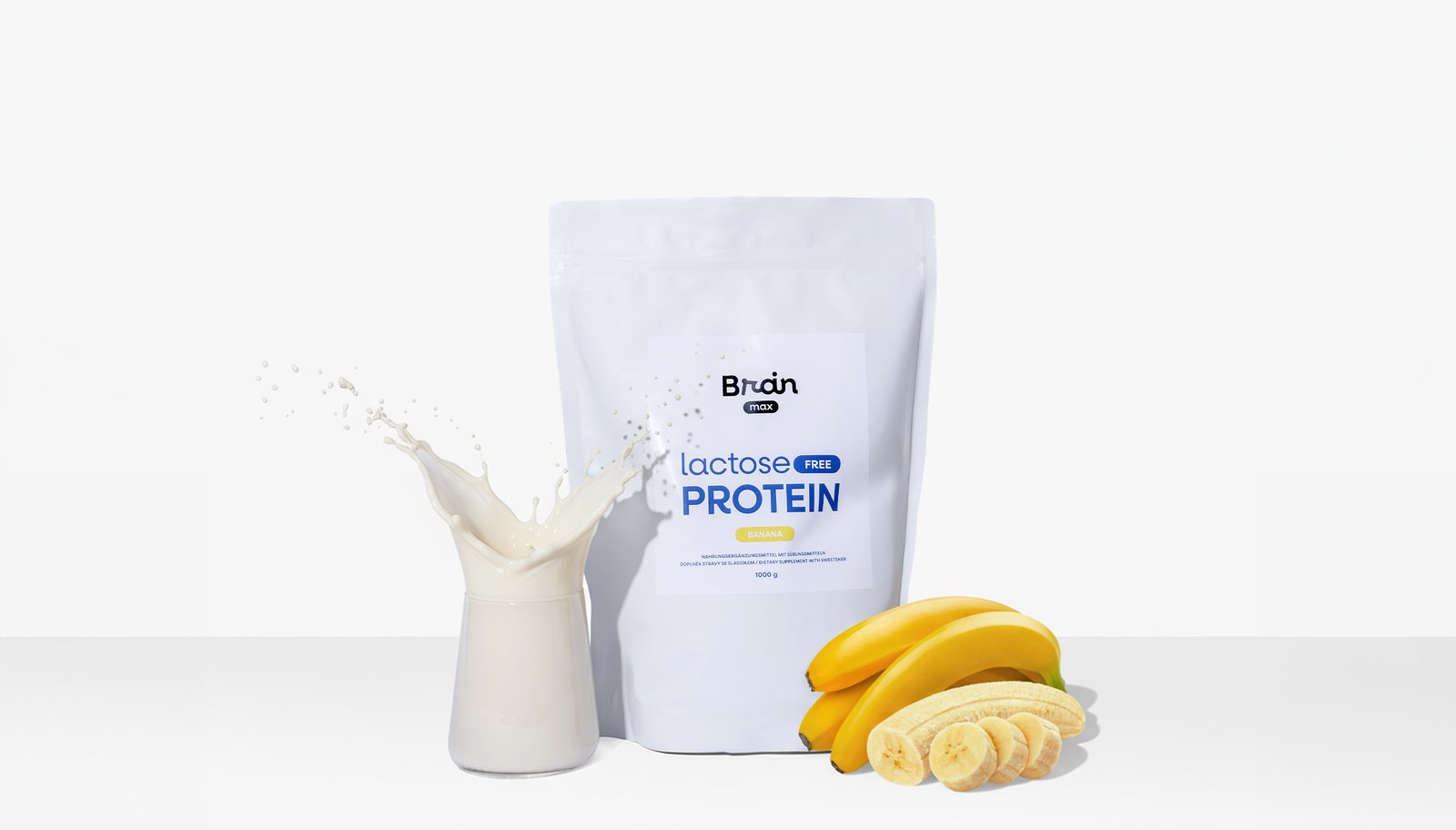 BrainMax Lactose Free Protein - Banán