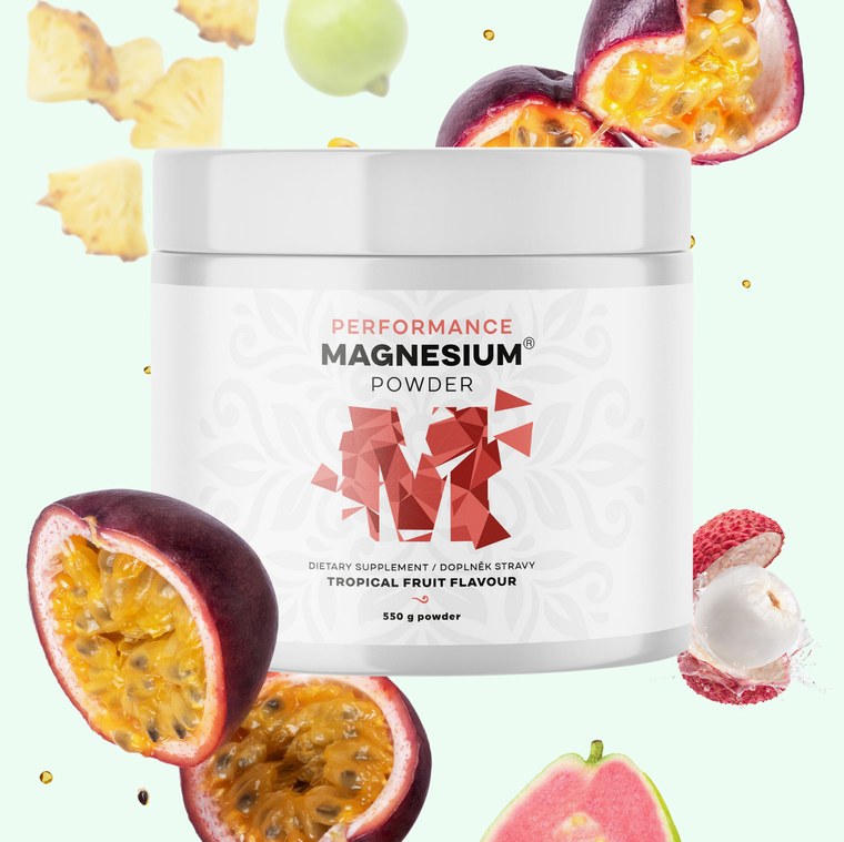 Performance Magnesium Powder tropické ovoce