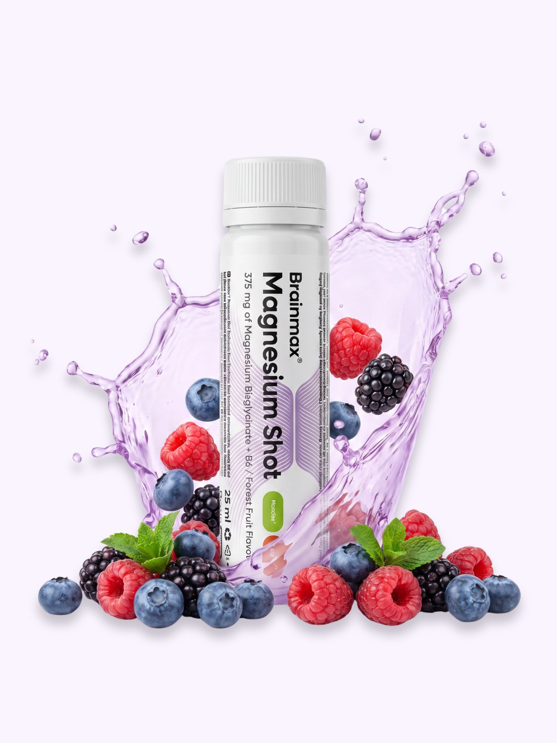 BrainMax Magnesium Shot s lesním ovocem