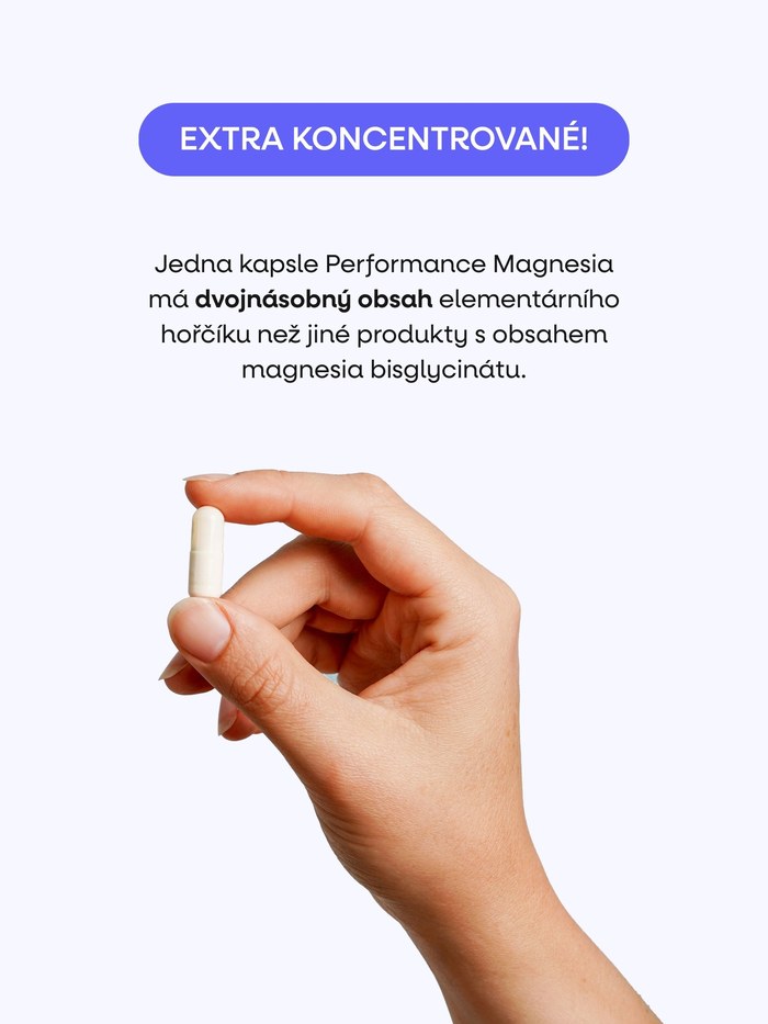 Extra koncentrované – dvojnásobný obsah elementárního hořčíku