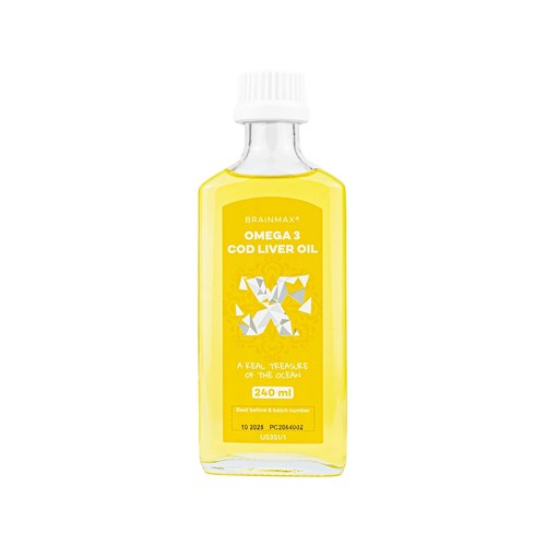 BrainMax Omega 3 Cod Liver Oil