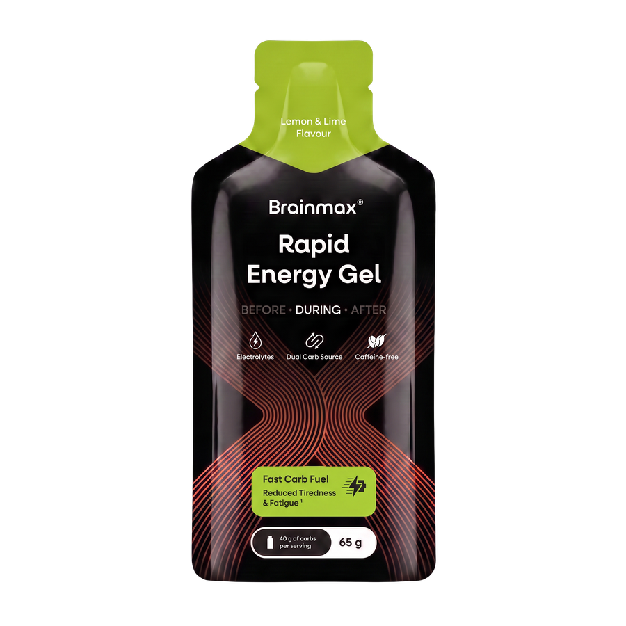BrainMax Rapid Energy Gel, Lemon & Lime Flavour