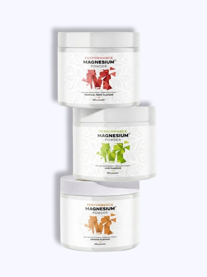 Performance Magnesium Powder – tři příchutě