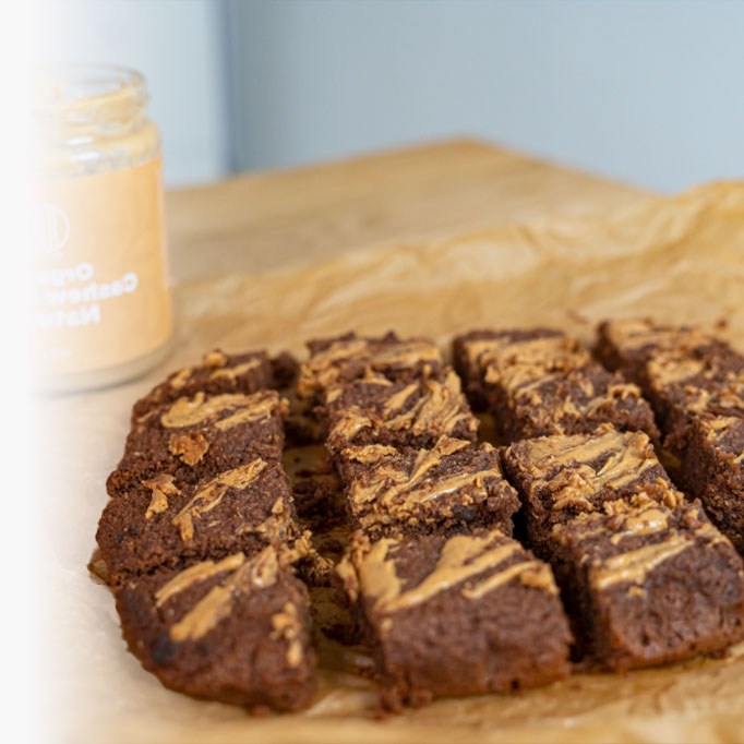 Brownies slazené erythritolem