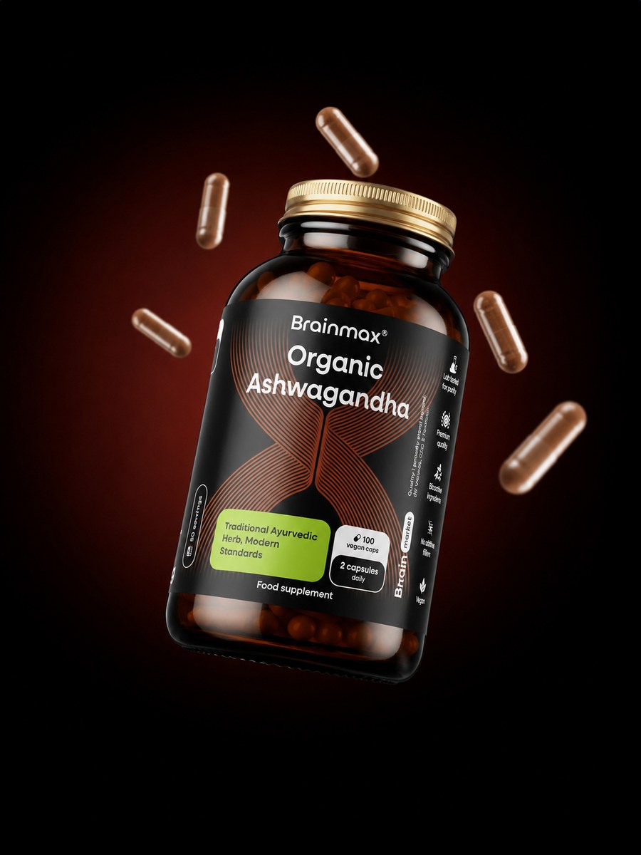 BrainMax Organic Ashwagandha kapsle