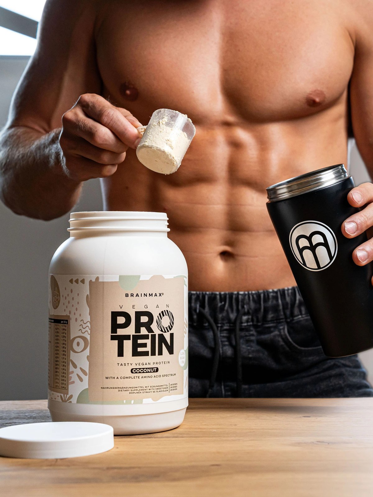 Rostlinný protein je určen především pro