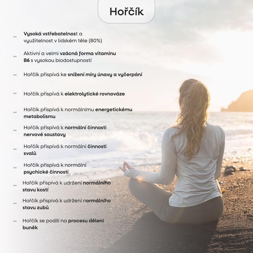 Hořčík - přínosy