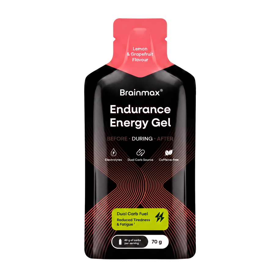 BrainMax Endurance Energy Gel, Lemon & Grapefruit Flavour