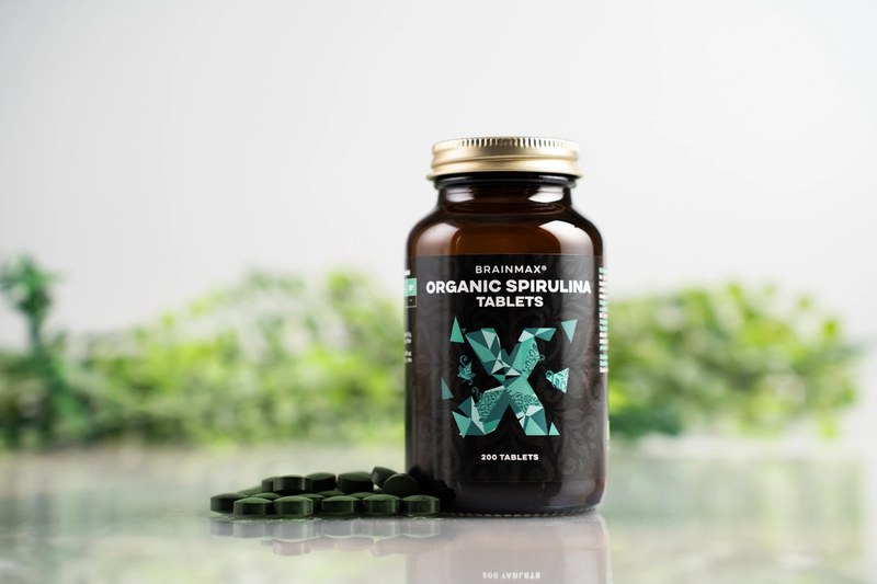 BrainMax Organic Spirulina Tablets 200&nbsp;tablet