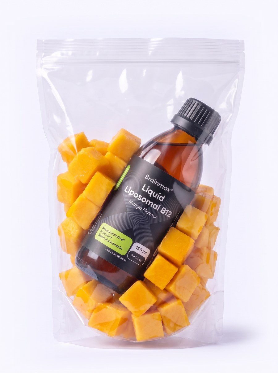 BrainMax Liquid Liposomal B12 Mango