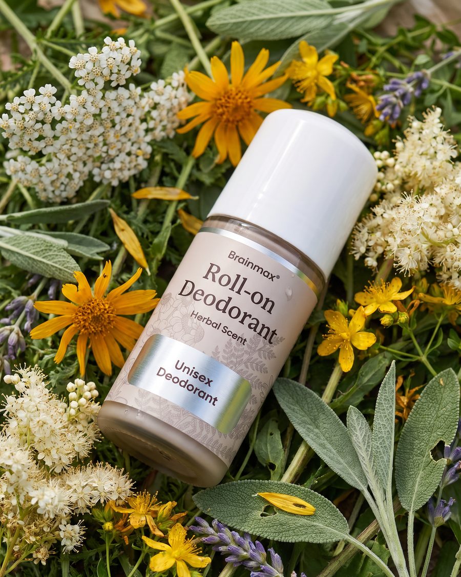 Deodorant Brainmax Roll-on Herbal Scent v louce s bylinkami