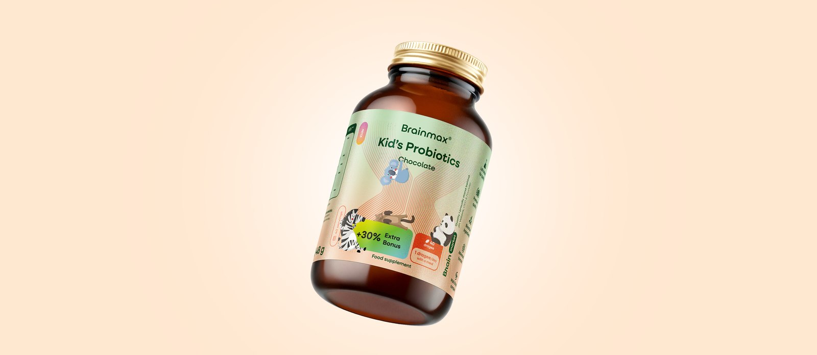 BrainMax Kid's Probiotics Chocolate