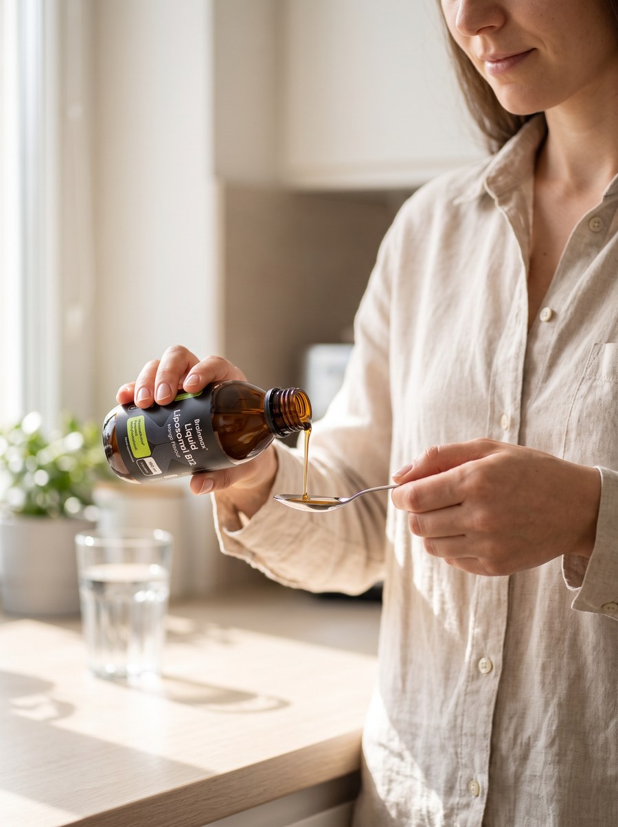 Užívání BrainMax Liquid Liposomal B12