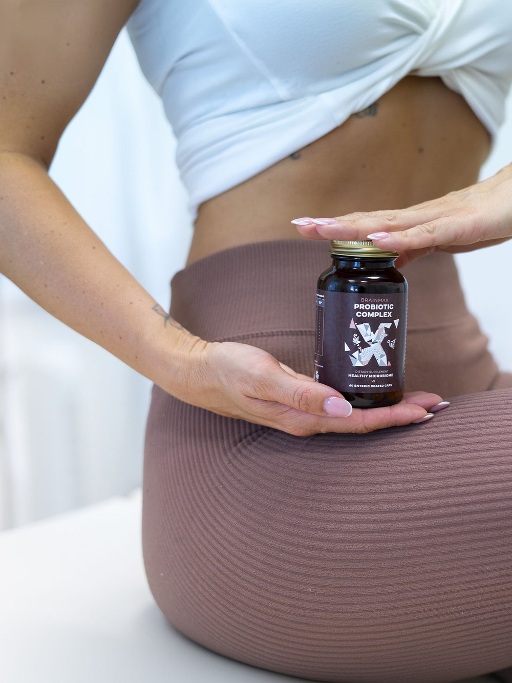 Žena s BrainMax Probiotic Complex