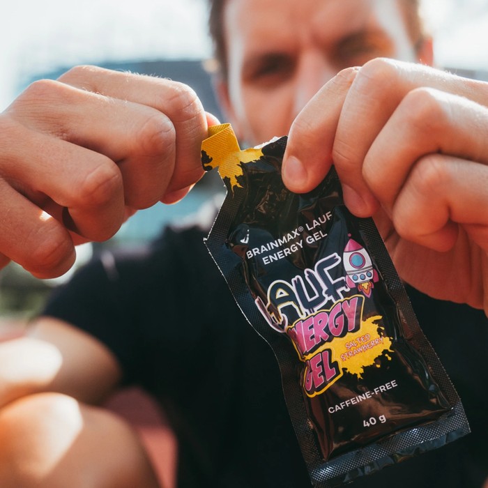 BrainMax Lauf Energy Gel bez kofeinu