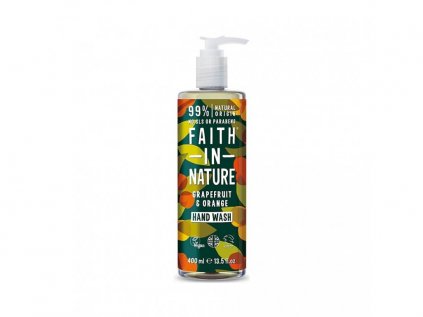 29862 faith in nature tekute mydlo na ruce grep pomeranc 400 ml