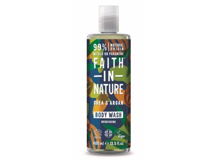 faith in nature sprchovy gel a pena do koupele argan a bambucke maslo 1875