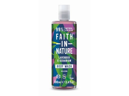 faith in nature prirodni sprchovy gel levandule 100ml