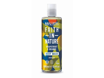 faith in nature prirodni sprchovy gel grapefruit pomeranc 100ml