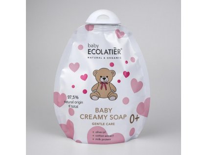 baby creamy soap 0+ doy pack