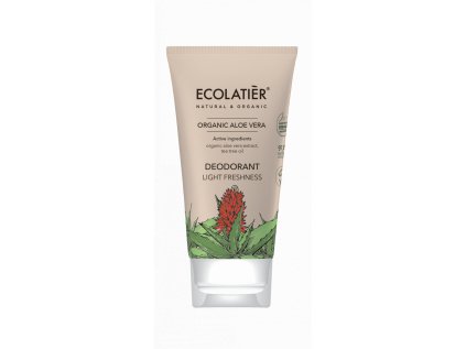 ECOLATIER - Deodorant, lehká svěžest, ALOE VERA, 40 ml, EXPIRACE