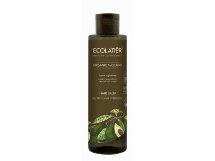 ECOLATIER - Balzám na vlasy, výživa a síla, AVOKÁDO, 250 ml