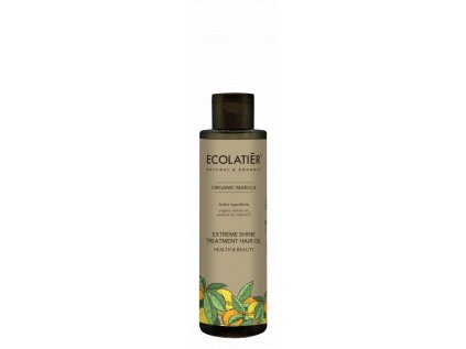 ECOLATIER - Olejová kúra na vlasy pro extrémní lesk, MARULA, 200 ml, EXPIRACE