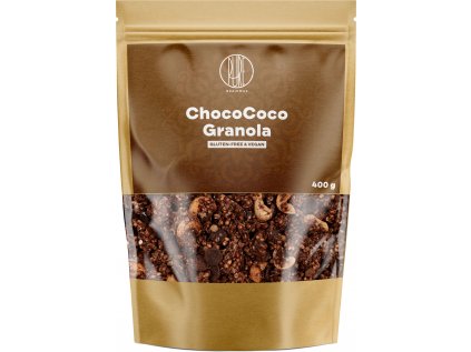 BrainMax Pure ChocoCoco Granola, Čokoláda a Kokos, 400 g