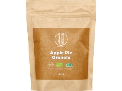 BrainMax Pure Granola, Apple Pie,  Javorový sirup a Jablko, BIO, 30 g