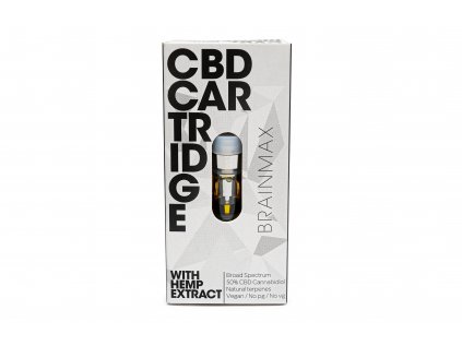 BrainMax CéBéDé Cartridge STRONG, náplň do CéBéDé Pen Vaporizéru, 0,5 ml, 50%