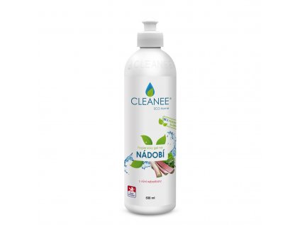 cleanee eko gel na nadobi s vuni rebarbory 500 ml s hribkem