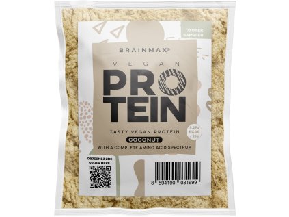 BrainMax Vegan protein, Kokos, 35 g, VZOREK