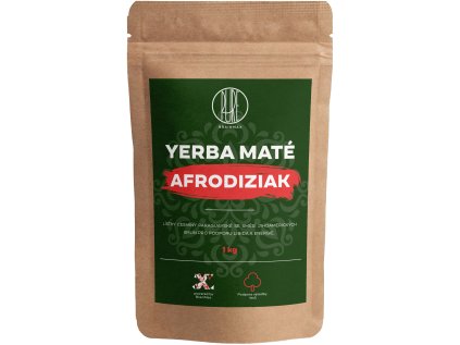 BrainMax Pure Yerba Maté, Afrodiziak, 1000 g