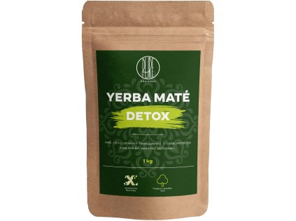 BrainMax Pure Yerba Maté, Detox, 1000 g