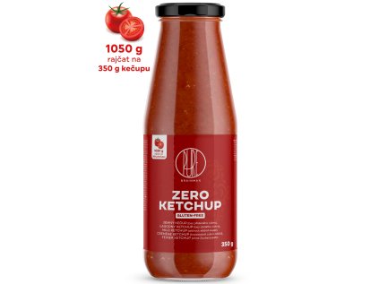 BrainMax Pure Ketchup - ZERO (sladký kečup s erythritolem), 350 g