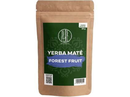 BrainMax Pure Yerba Maté, Lesní ovoce, 20 g