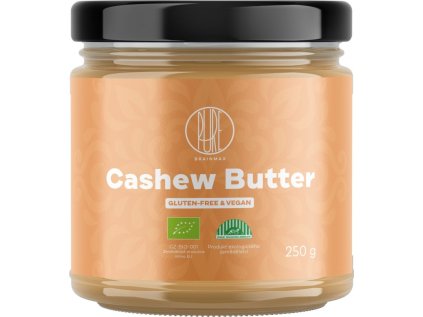 BrainMax Pure Cashew Butter, 100% Kešu krém, BIO, 250 g