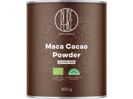 BrainMax Pure Maca Cacao, Kakao s Macou BIO, 300 g