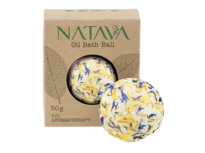 8596048010443natava oil bath ball wild flowers 1318 l