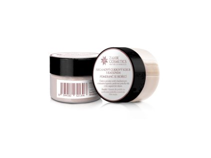 arganovy cukrovy scrub skaolinem 25 ml