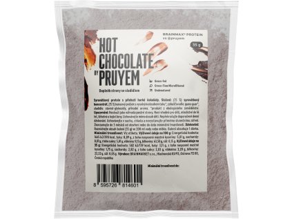 PRUYEM Protein, Hot Chocolate, syrovátkový protein, horká čokoláda, 30 g, VZOREK