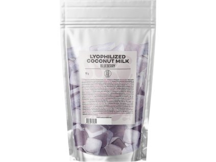 BrainMax Pure Lyophilized Coconut Milk Blueberry, Lyofilizované kokosové mléko, borůvka, 90 g