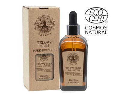 natava telovy olej malina 100 ml ecocert 2308 l