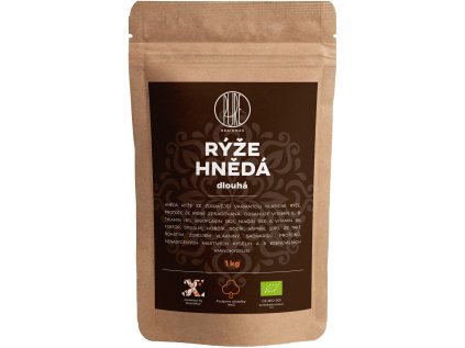 BrainMax Pure Rýže, hnědá, dlouhá BIO, 1kg, EXPIRACE 10/25
