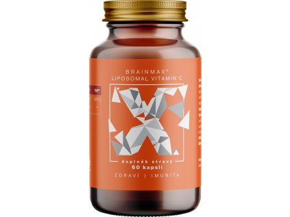 BrainMax Liposomal Vitamin C, Lipozomální Vitamín C, 500 mg, 60 rostlinných kapslí